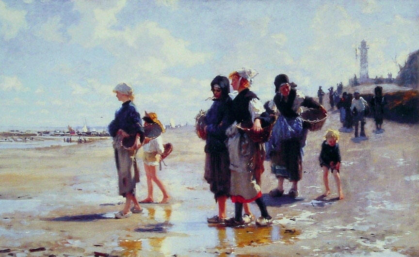 Austernsammler Von Cancale — John Singer Sargent