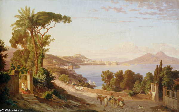View Of Naples — Carl Wilhelm Goetzloff