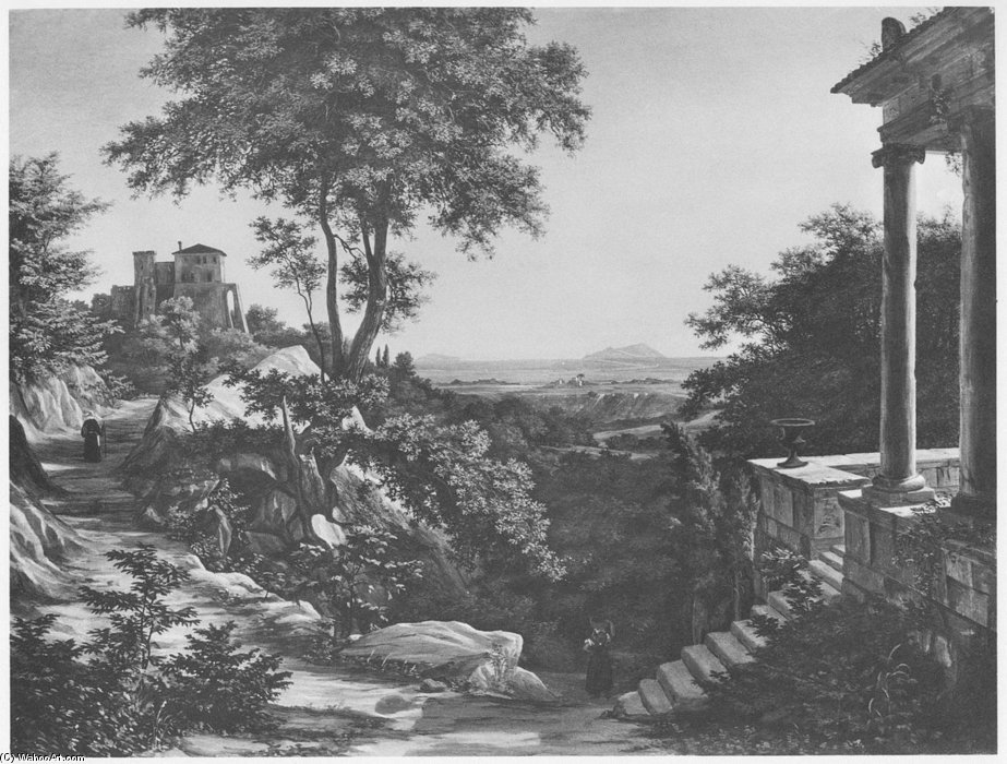 Italienische Landschaft — Ernst Fries