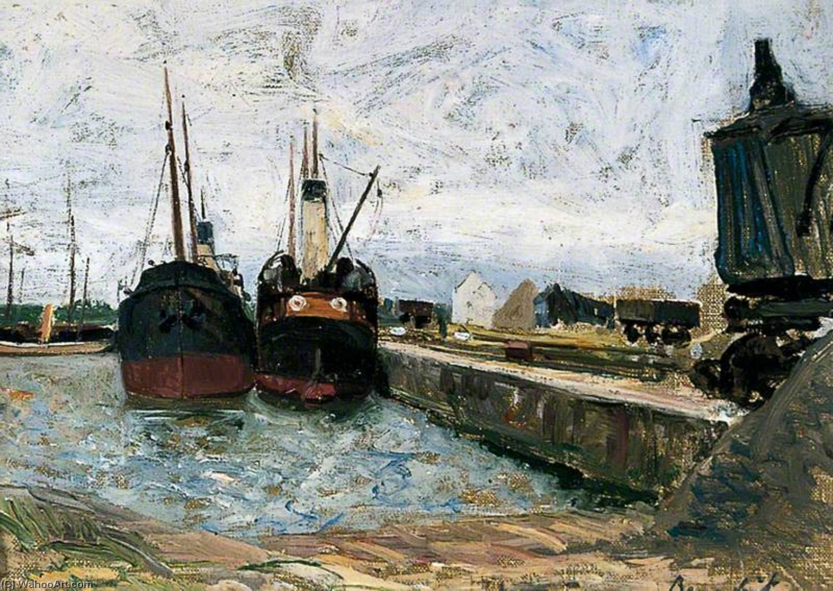 Glasson Dock, Lancashire — Reginald Grange Brundrit
