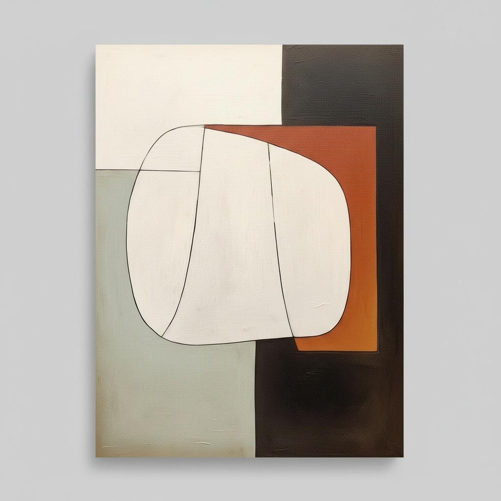 Monolithic Silence: An Organic Study In Earthly Tones And Geometric Equilibrium — Laurent Fabre