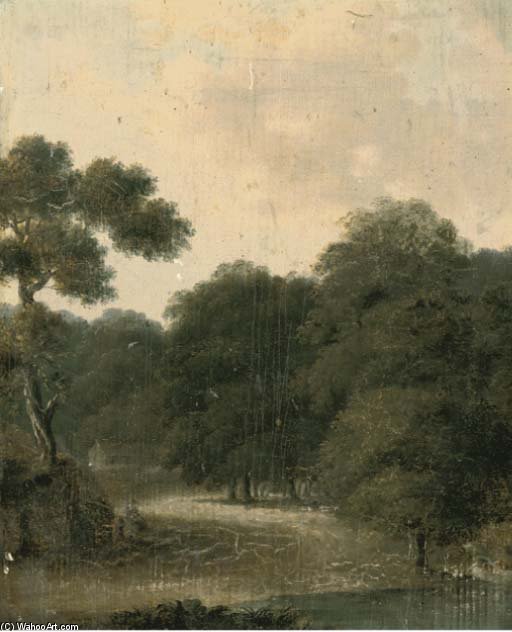 A Figure Resting By A Woodland Track — James Arthur O Connor