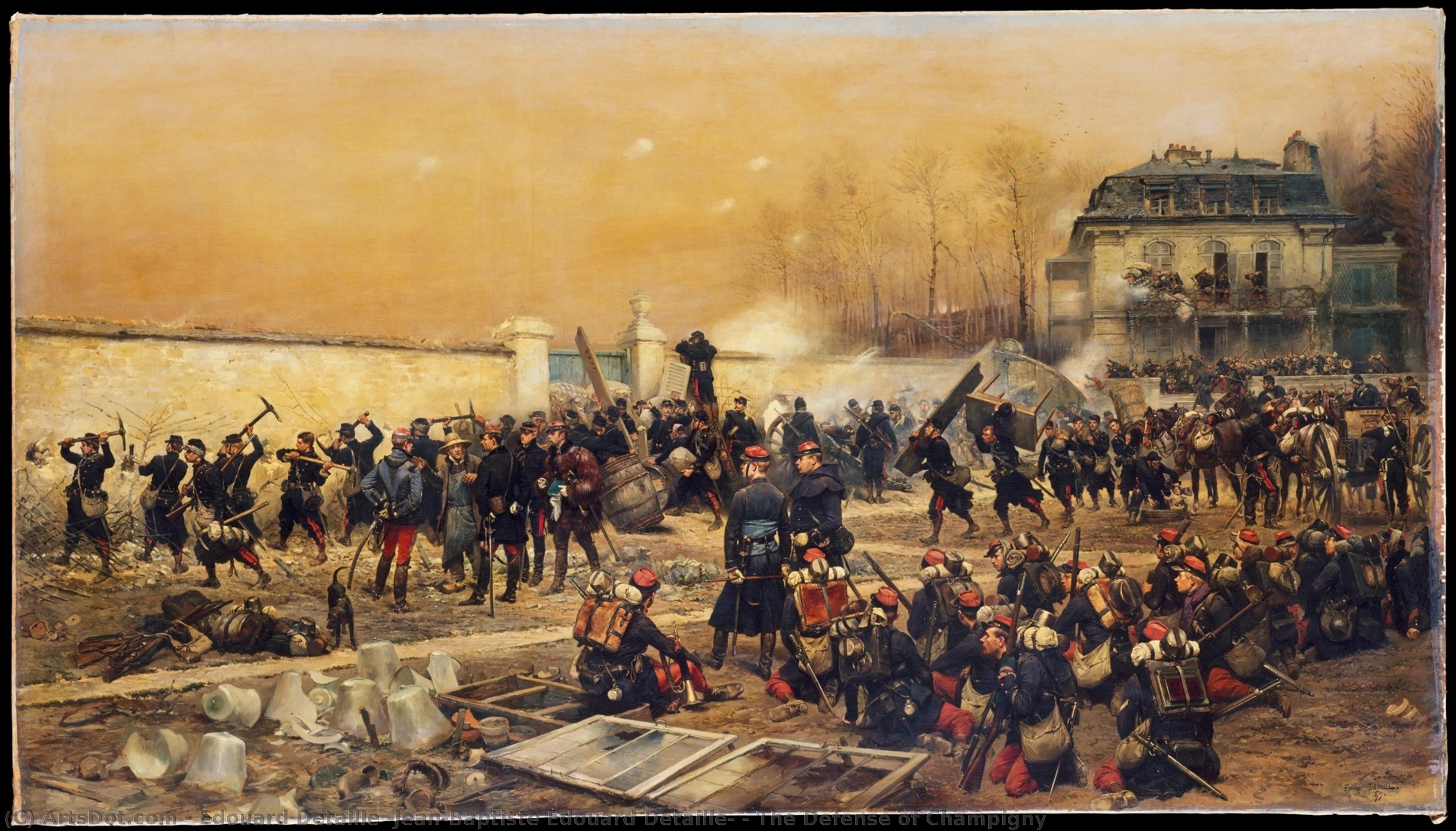 The Defense Of Champigny — Édouard Detaille