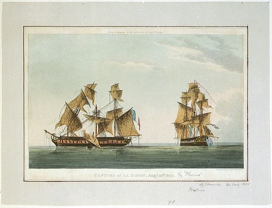 Hms Phoenix Captures Didon — Thomas Whitcombe
