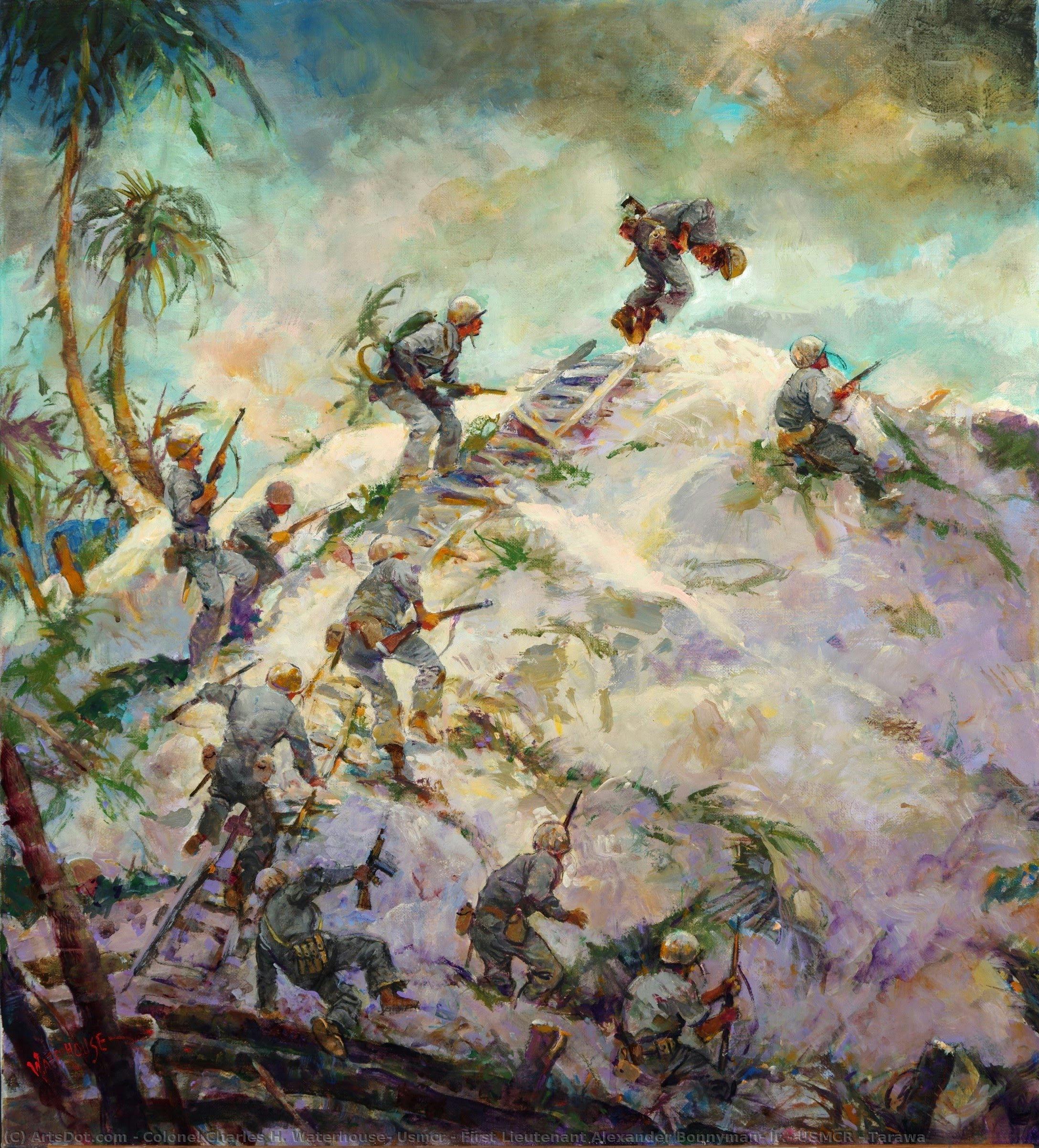 First Lieutenant Alexander Bonnyman, Jr., Usmcr - Tarawa — Colonel Charles H. Waterhouse, Usmcr