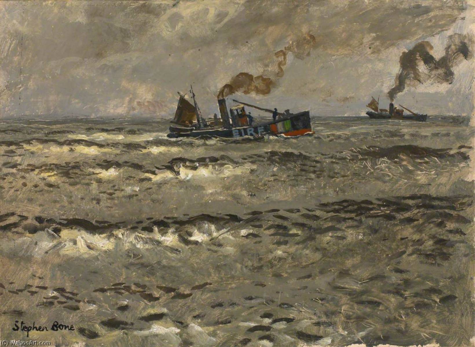 A Neutral Drifter In The Minch — Stephen Bone