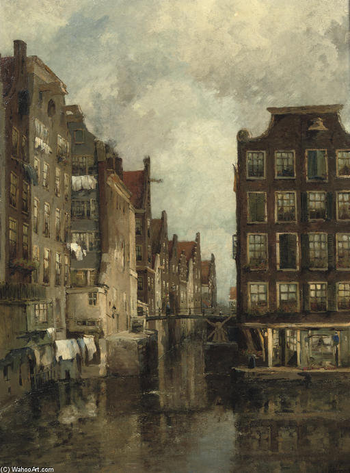 A View Of The Kolk, Amsterdam — Jan Hillebrand Wijsmuller