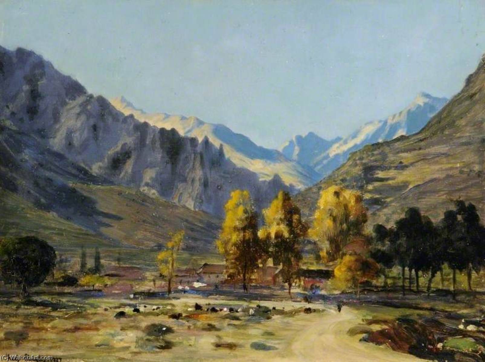 Corsican Landscape — フレデリック・ウィリアム・エルウェル