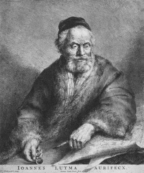 Portrait Of Johannes Lutma The Elder — Johannes The Younger Lutma