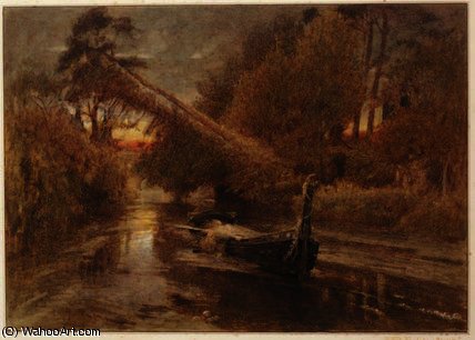 The Lady Of Shalott — Albert Goodwin