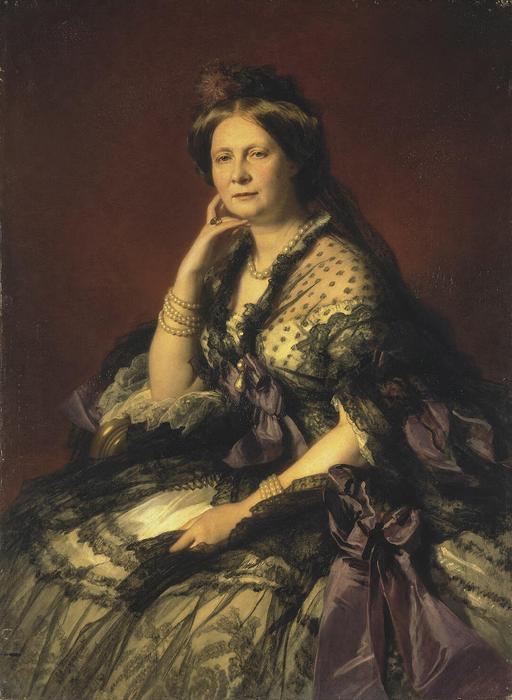 Portrait Of Grand Princess Yelena Pavlovna — Franz Xavier Winterhalter
