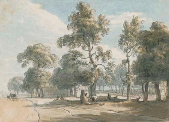 View Of The Powder Magazine In Hyde Park — Paul Sandby