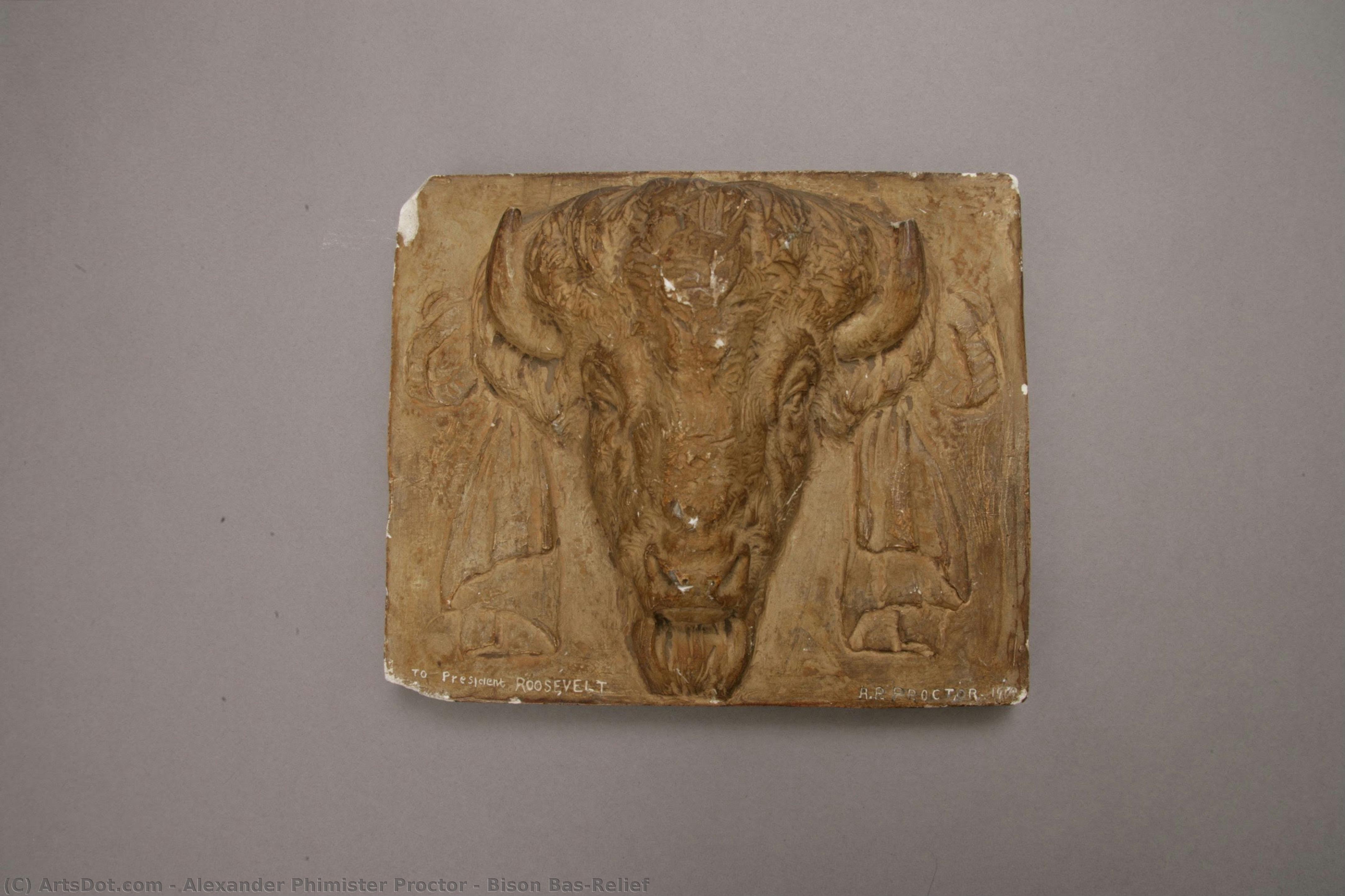 Bison Bas-relief — Alexander Phimister Proctor