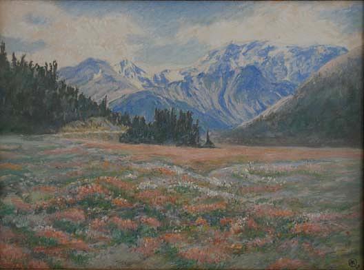 Sunwapta Meadow, (painting) — Mary Agnes Yerkes