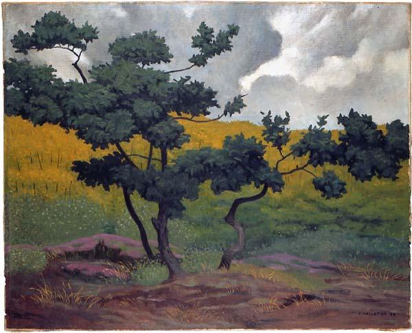 Landscape Made In Wood — Félix Vallotton