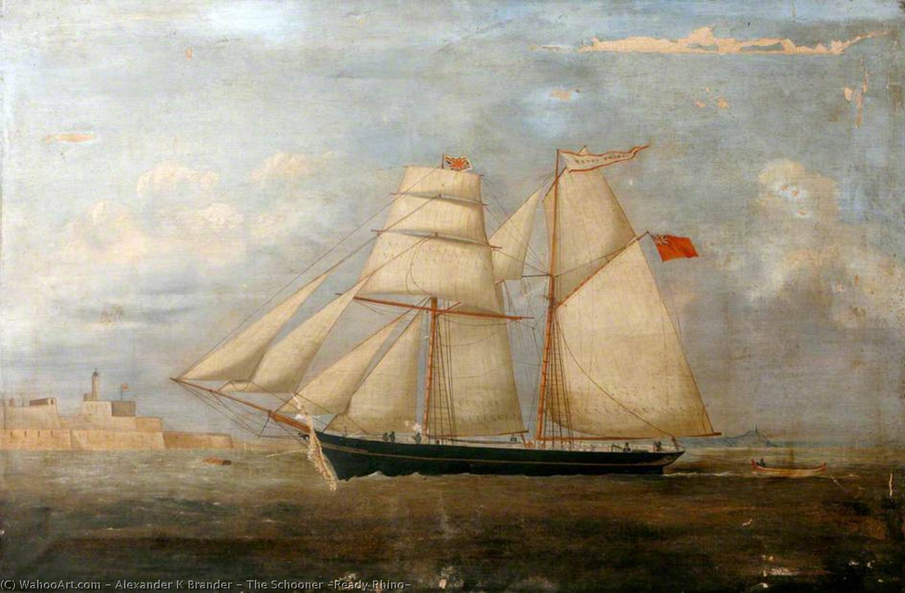The Schooner 'ready Rhino' — Alexander Kay Brander