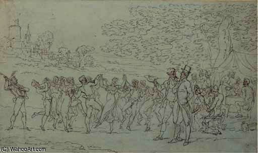 An Illustration To Sentimental Travels To The South Of France — Thomas Rowlandson