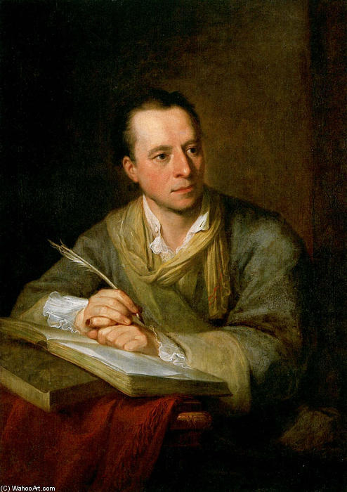 Portrait Of Johann Joachim Winckelmann — Angelica Kauffmann