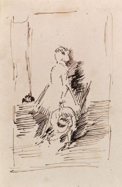 Sketch Of Harmony In Grey And Green. Miss Cecily Alexander — Džejms Abbot Meknil Visler