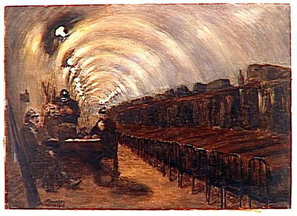 Citadelle De Verdun Casemate Des Artilleurs, Verdun, Juillet 1917 — Joseph-félix Bouchor