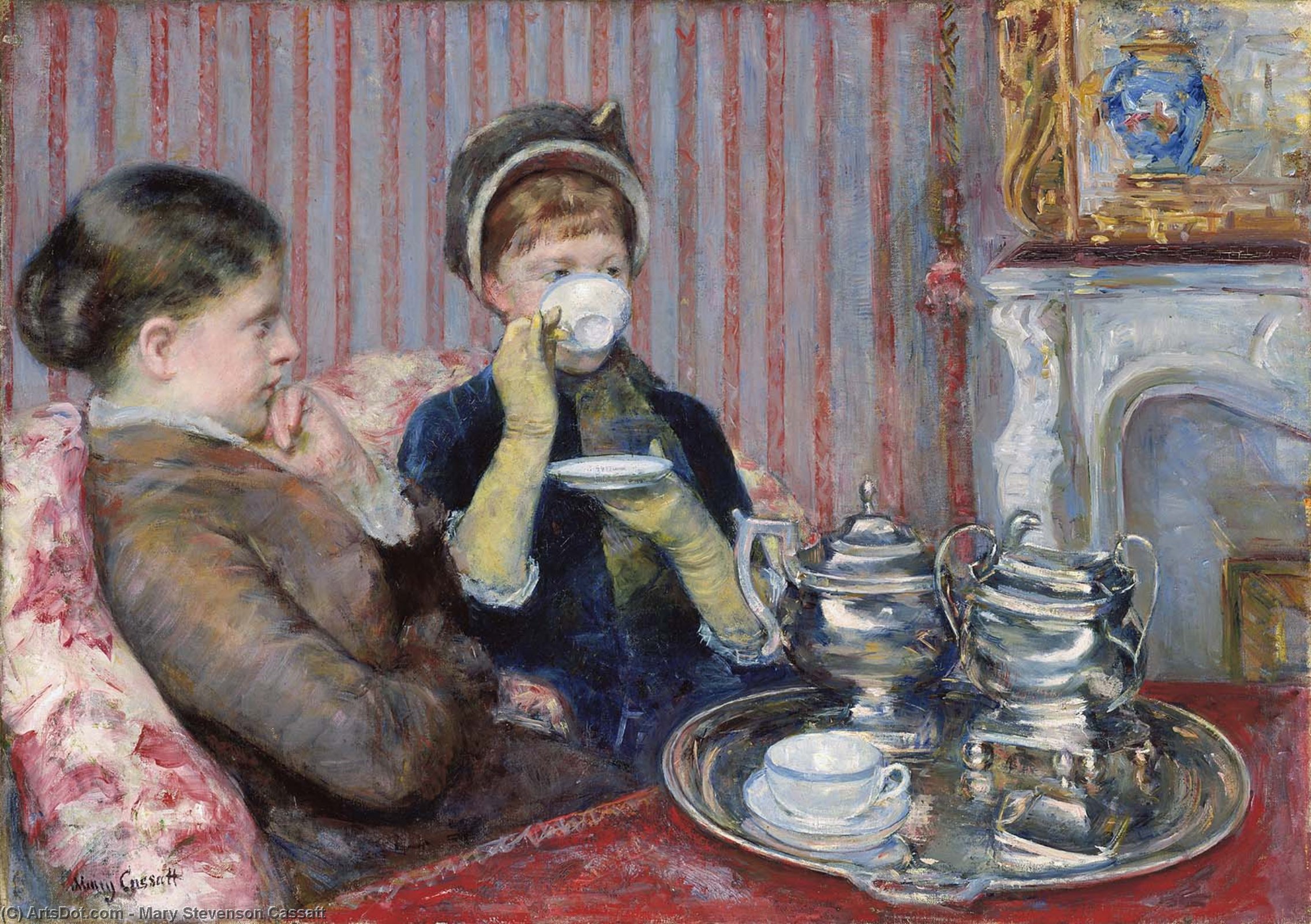 The Tea — Mary Stevenson Cassatt