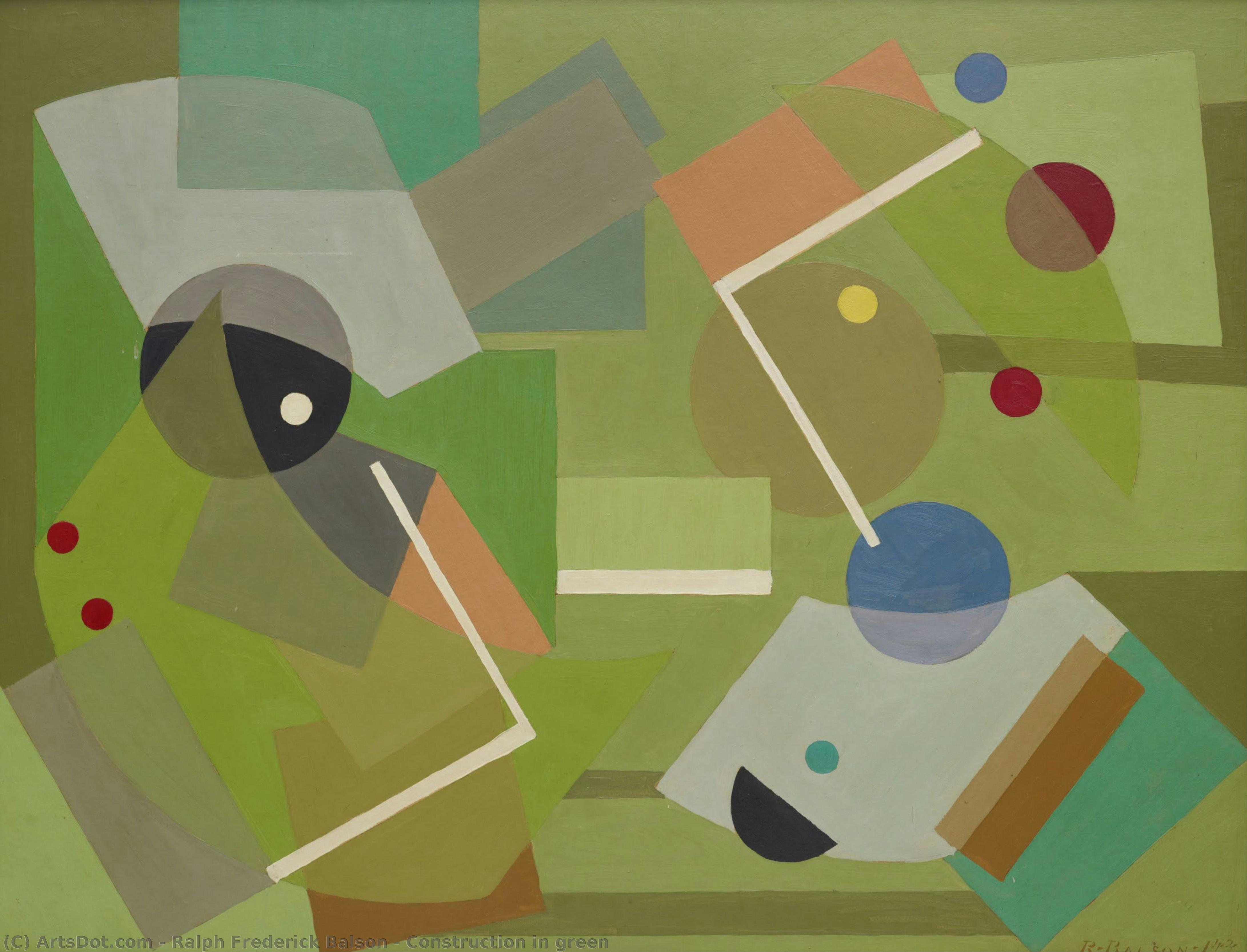 Construction In Green — Ralph Frederick Balson