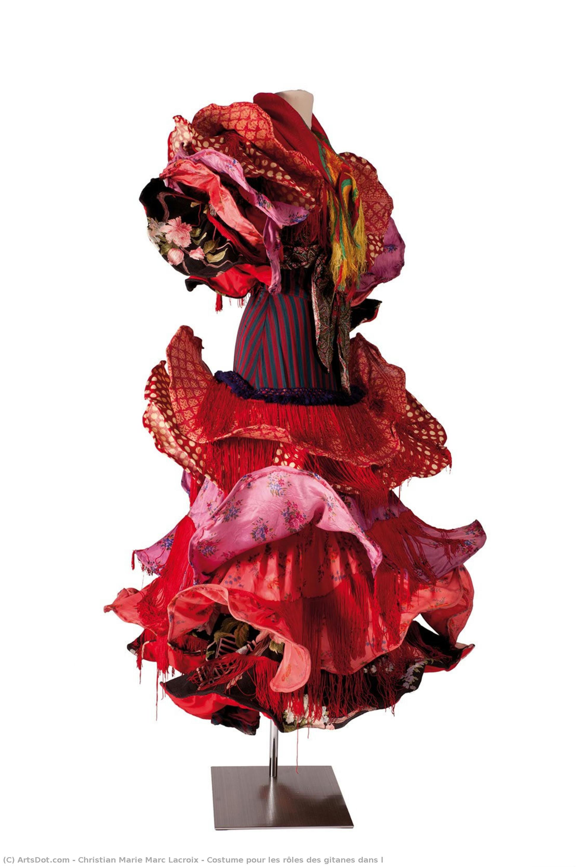 Costume Pour Les Rôles Des Gitanes Dans L — Christian Marie Marc Lacroix