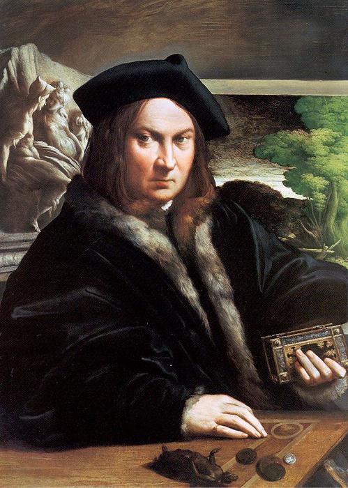 Portrait Of A Gentleman Wearing A Beret — Parmigianino