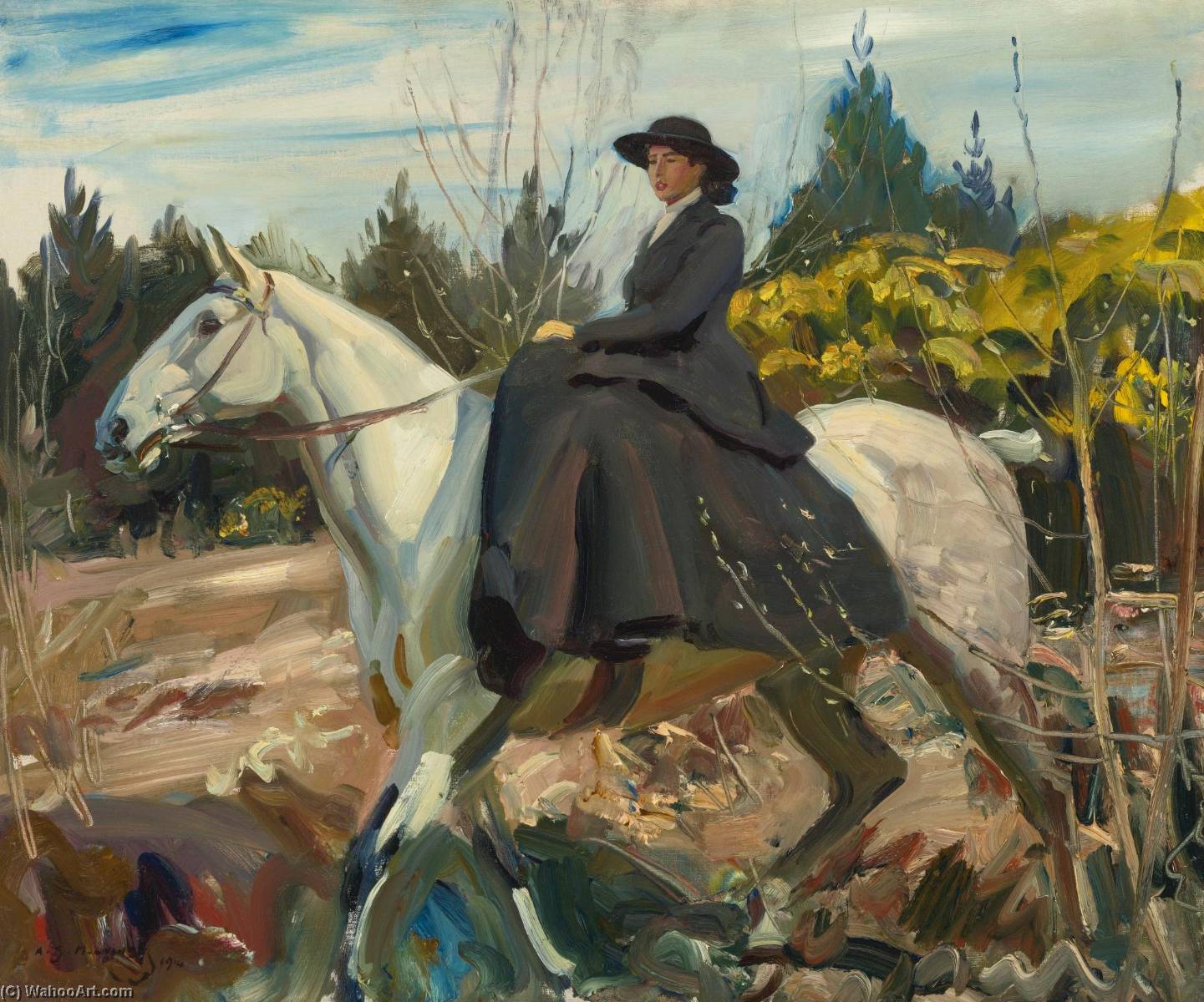 The Morning Ride — Sir Alfred James Munnings