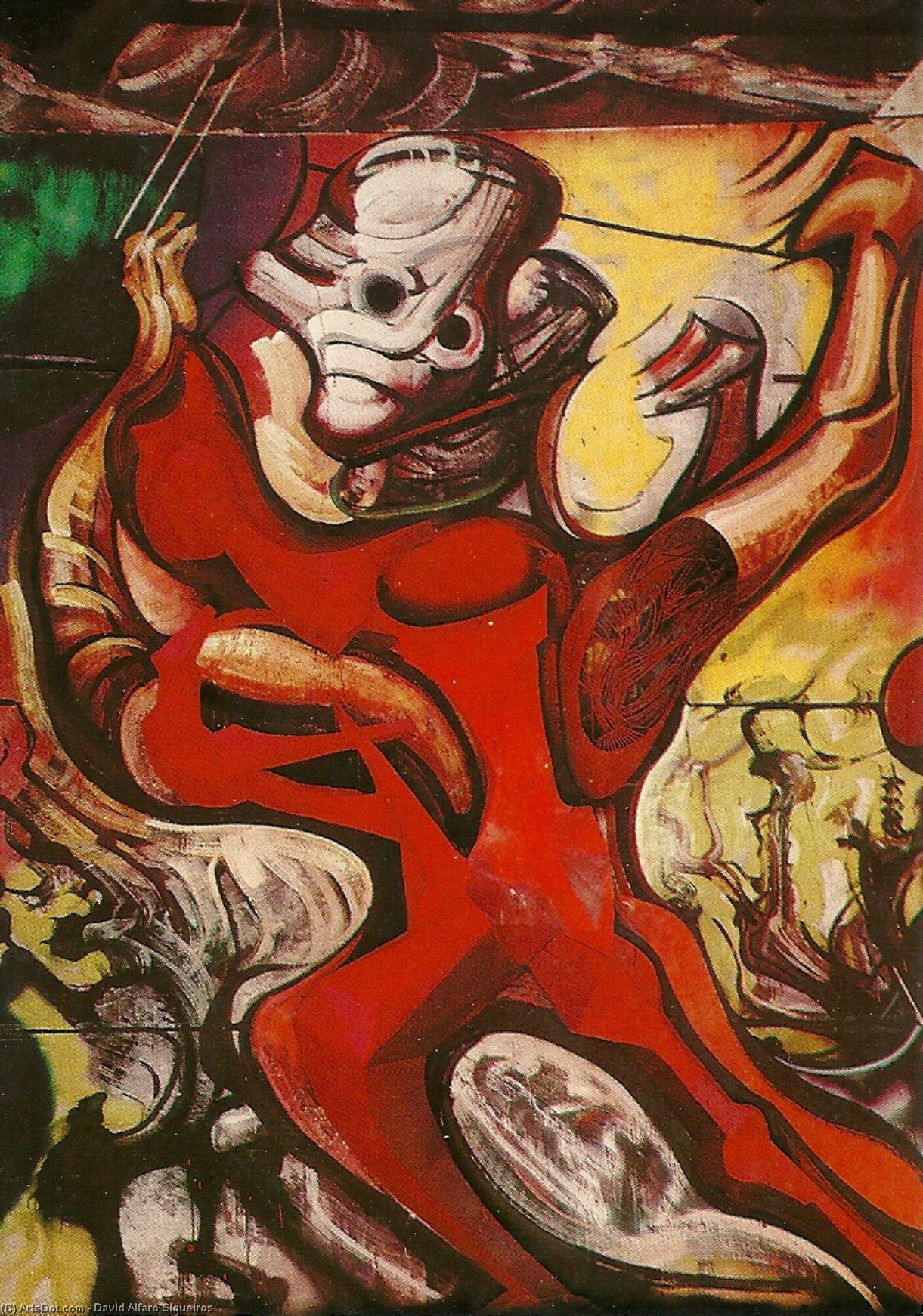 The March Of Humanity (detail) — David Alfaro Siqueiros