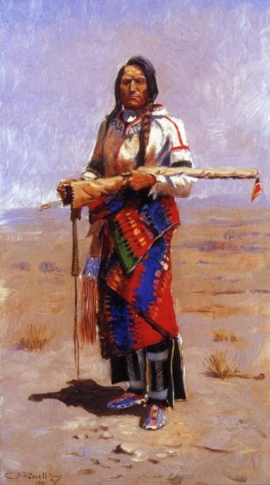 Indian Buck — Charles Marion Russell