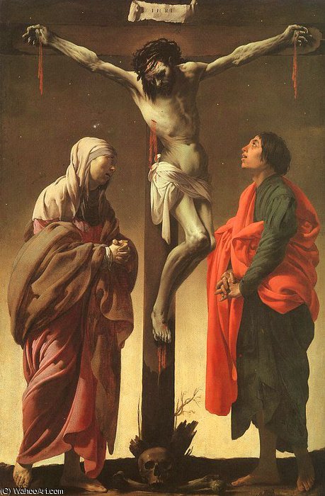 The Crucifixion With The Virgin And St. John, Met — Hendrick Terbrugghen