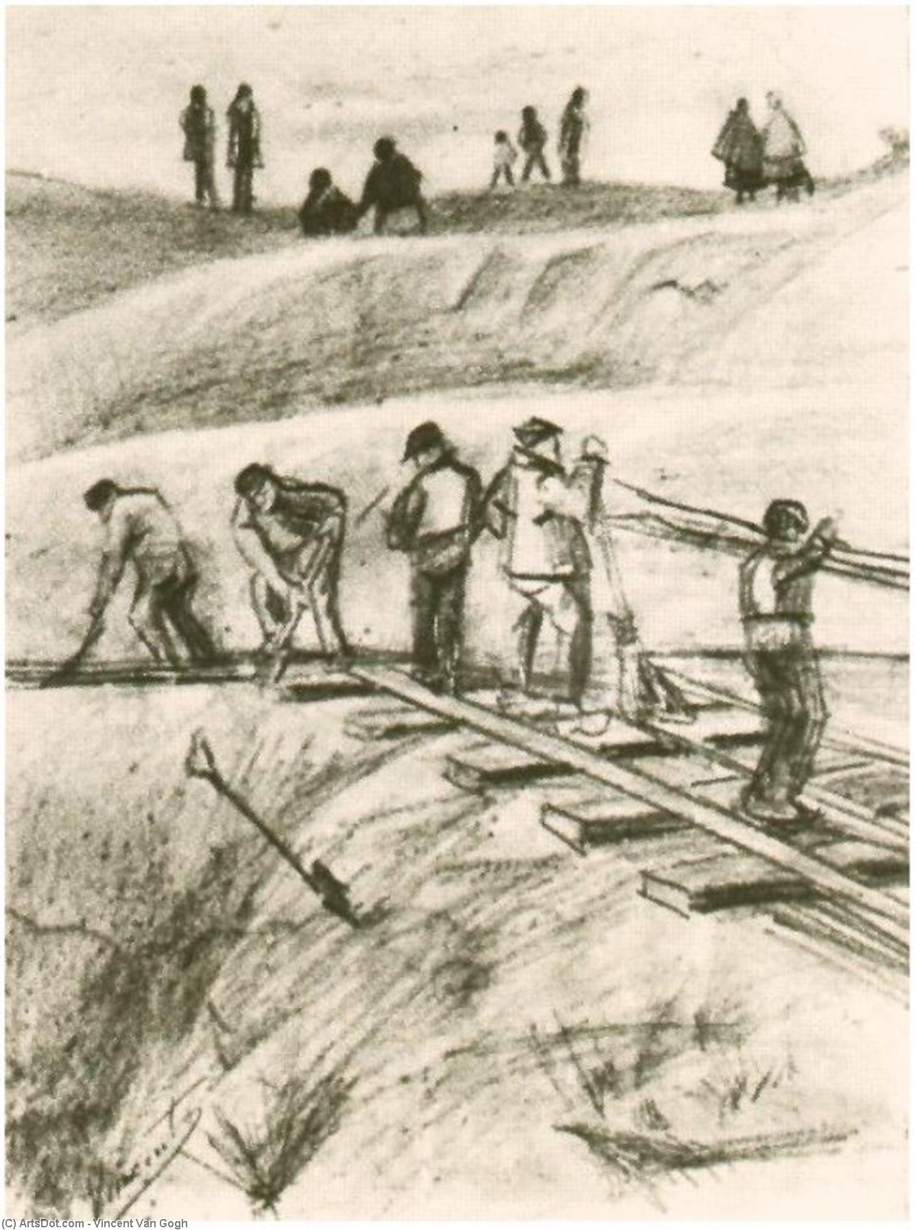 Sand Diggers — Vincent Willem Van Gogh