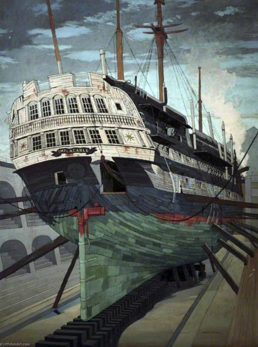 The Hull Of The Old 'implacable' — Eric Hesketh Hubbard