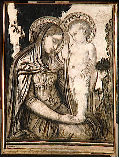 Jésus Bénissant Sa Mère — ゴスタヴ・モロー