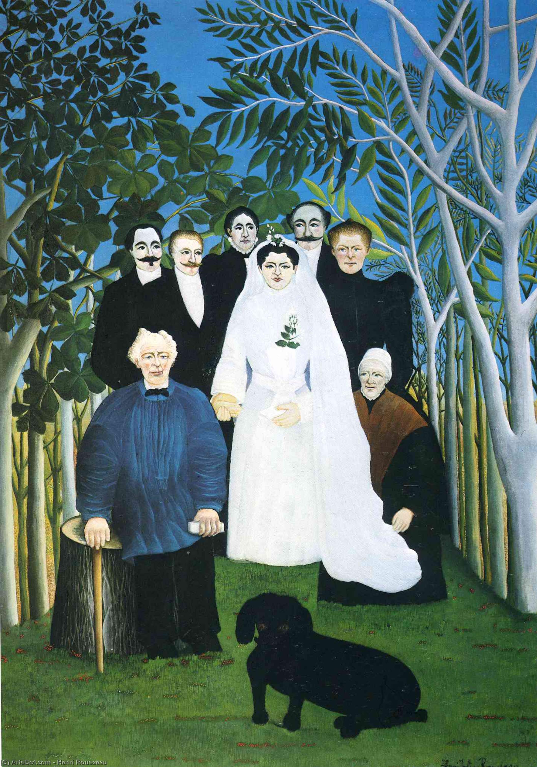 The Wedding Party — Henri Julien Félix Rousseau (le Douanier)