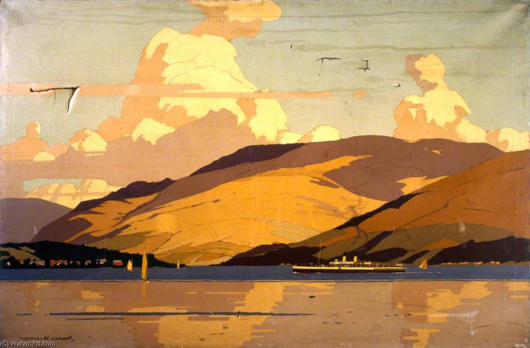 The Firth Of Clyde (london, Midland And Scottish Railway Poster Artwork) — Norman Wilkinson