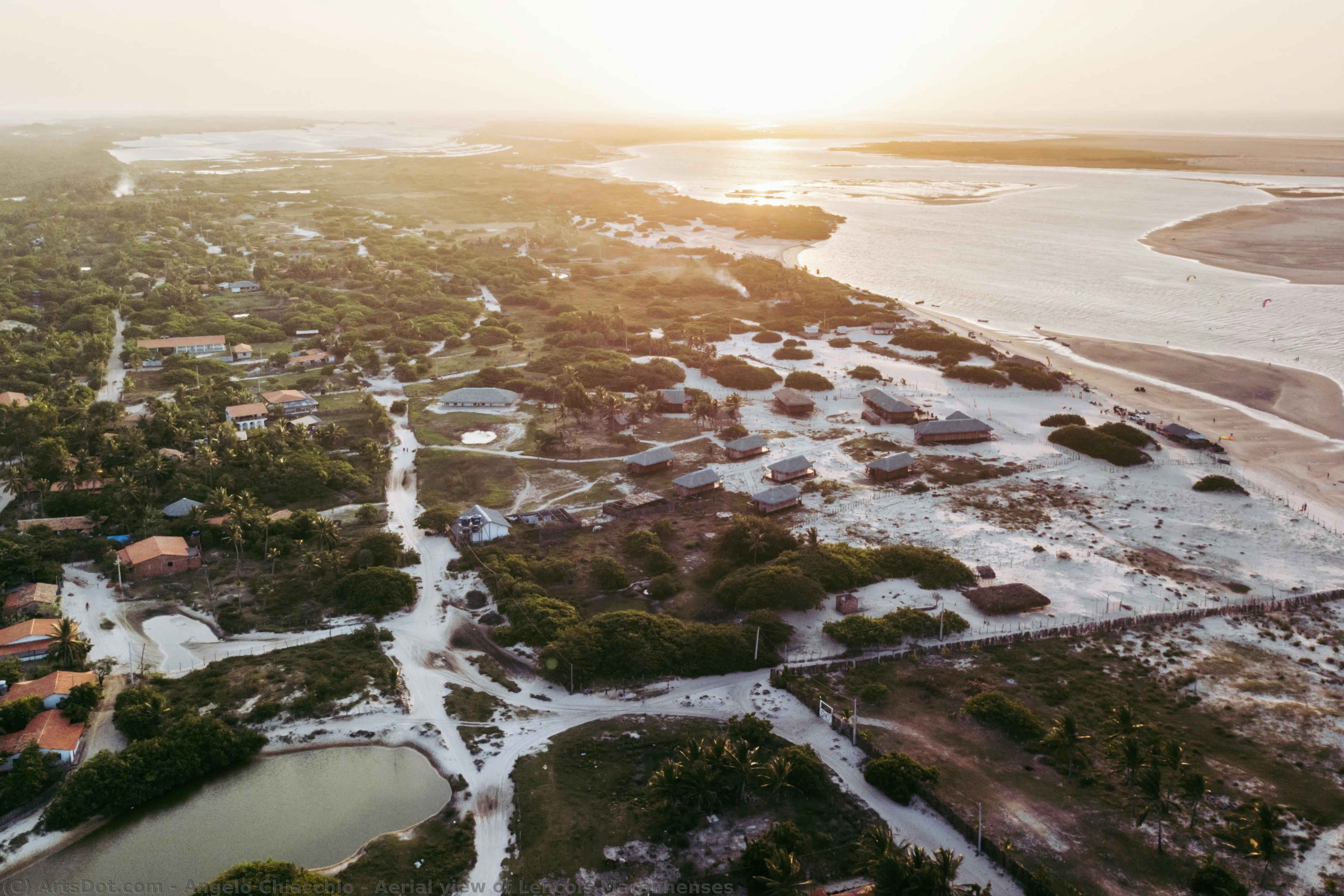 Aerial View Of Lençois Maranhenses — Angelo Chiacchio