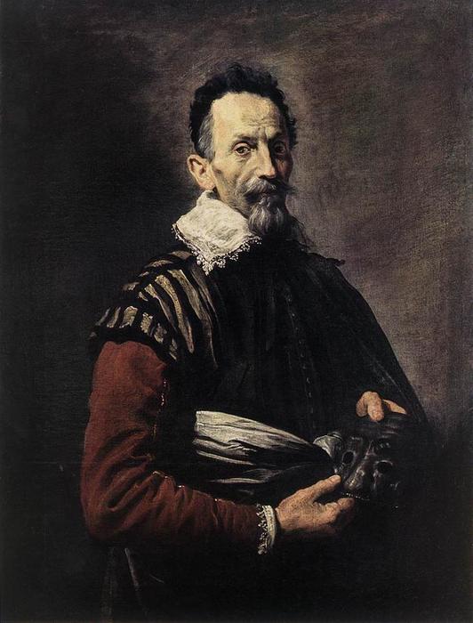 Portrait Of An Actor — Domenico Feti (domenico Fetti)