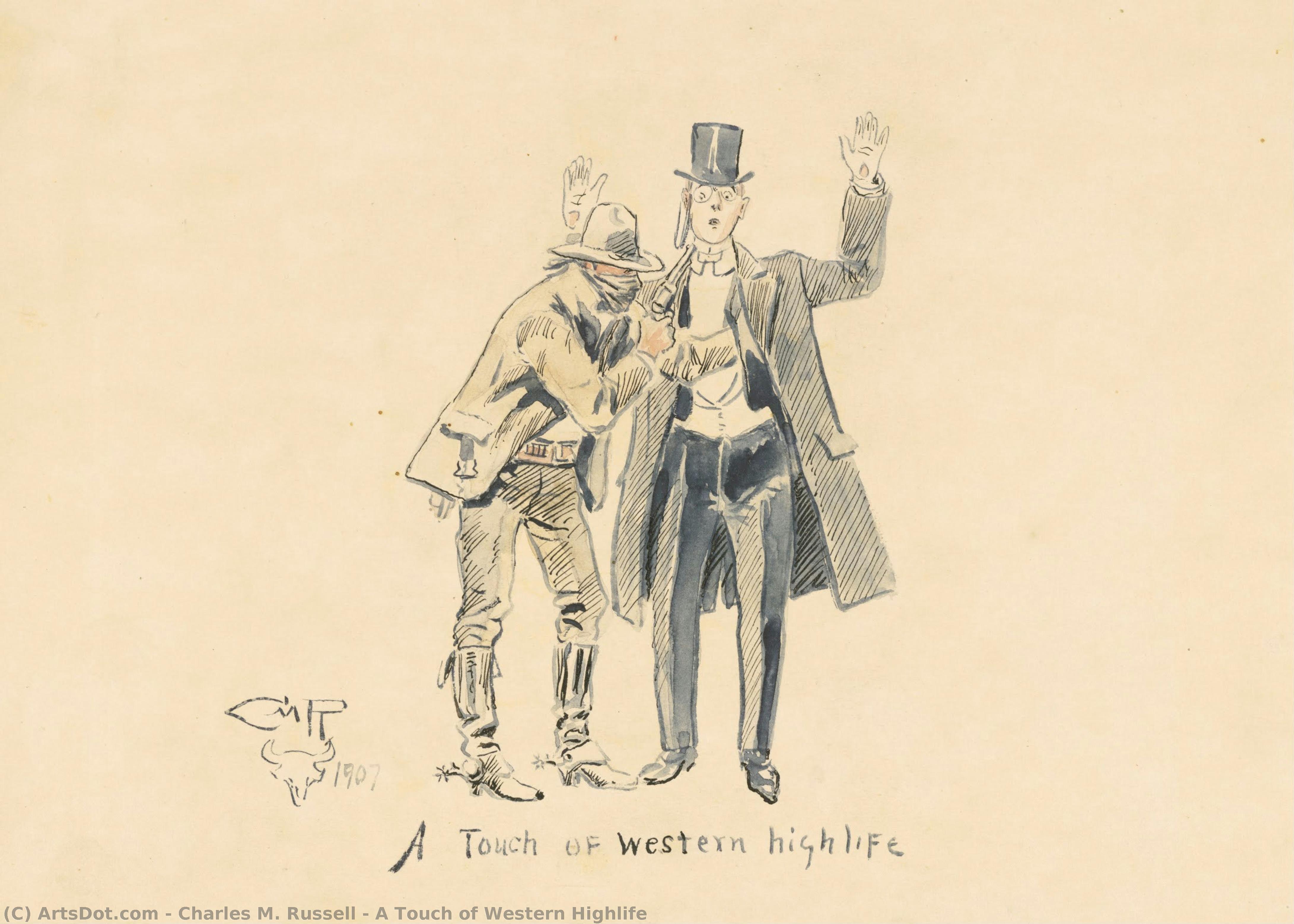 Un Toque De Alta Sociedad Del Oeste — Charles Marion Russell