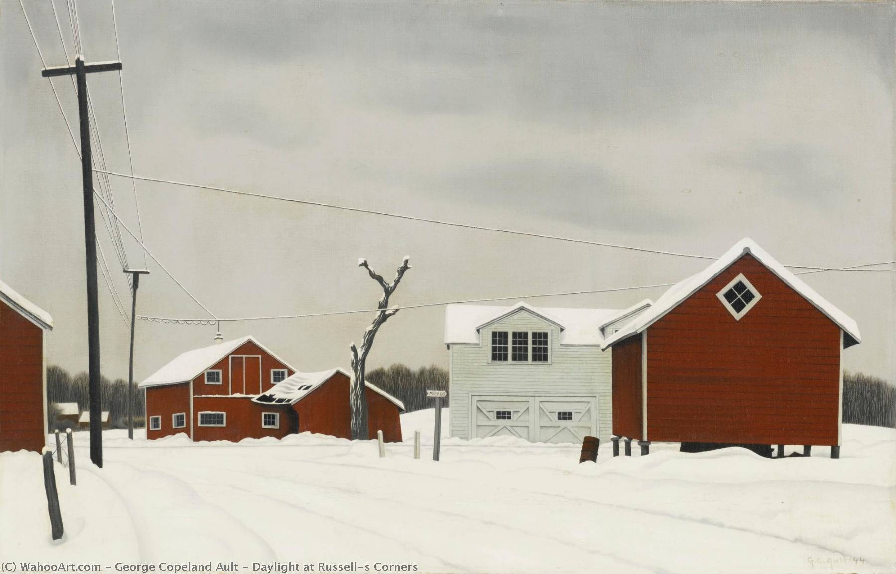 Daylight At Russell's Corners — George Copeland Ault