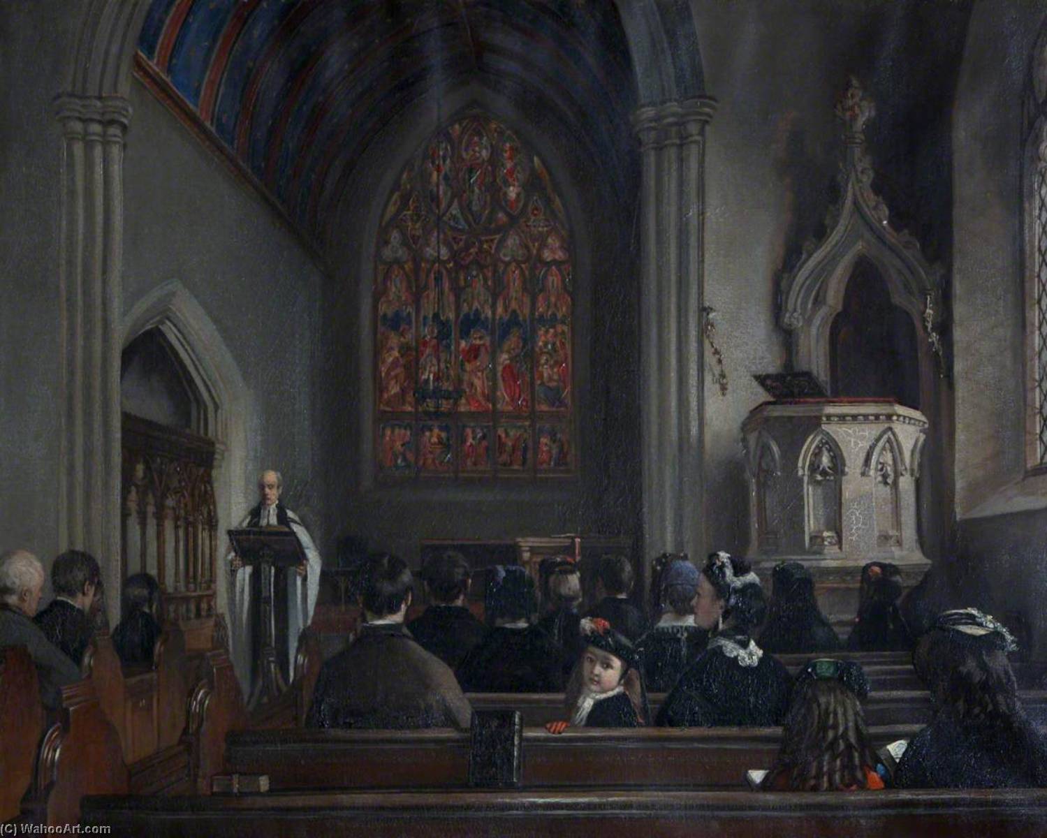 Interior Of St Mary's Church, Arbroath — Patrick Allan Fraser