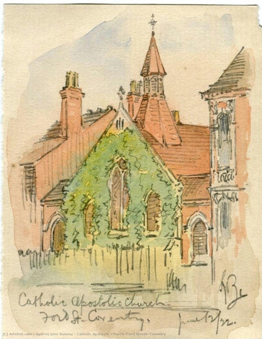 Catholic Apostolic Church, Ford Street, Coventry — Sydney John Bunney