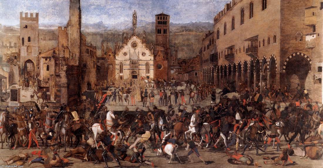 Battle Between The Gonzaga And The Bonacolsi — Domenico Morone