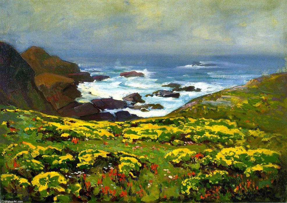 Morning Mist, Monterey Coast — Franz Bischoff
