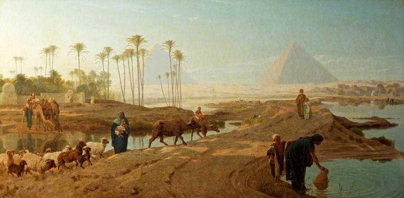 The Subsiding Of The Nile — Frederick Trevelyan Goodall