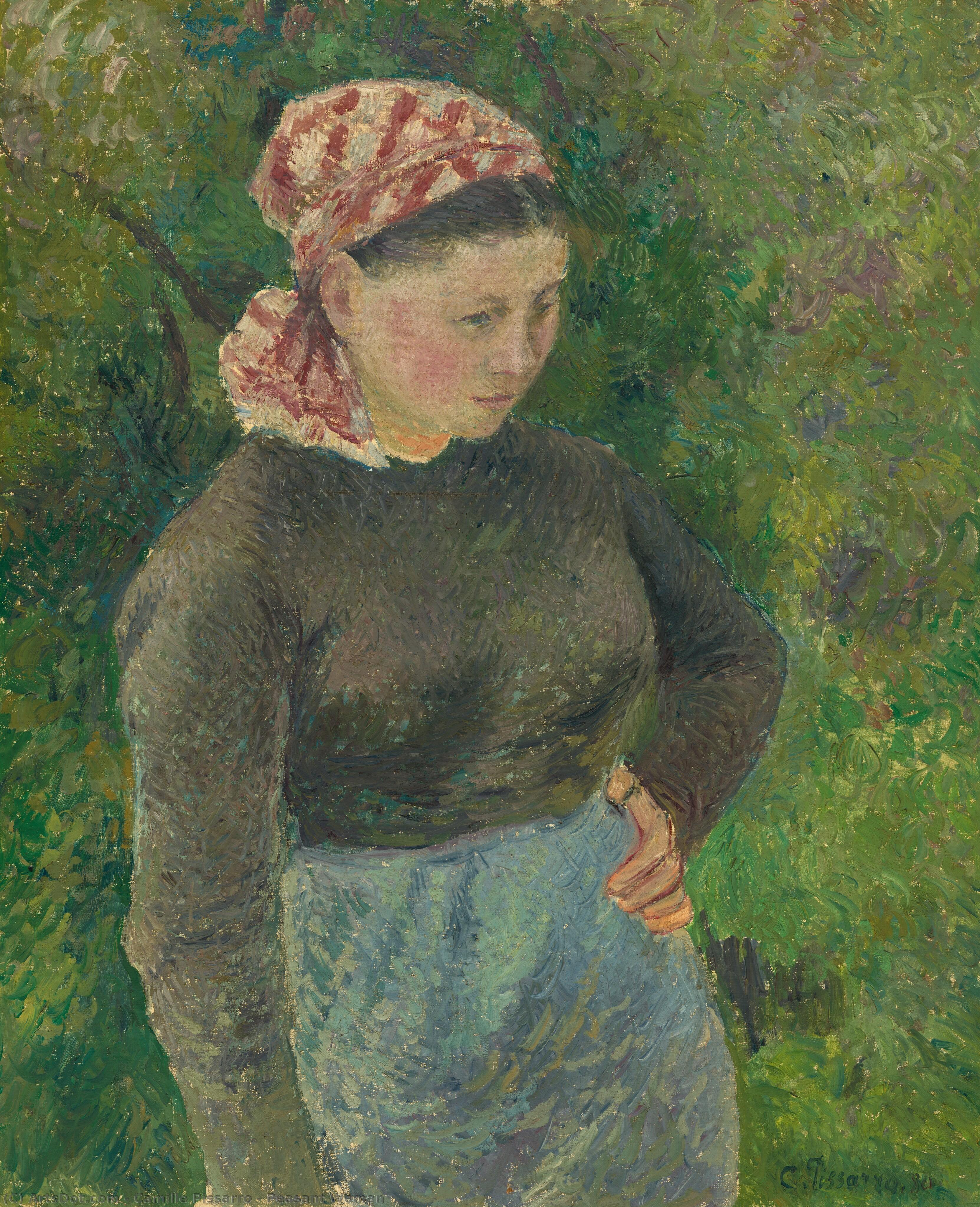 Peasant Woman — Camille Pissarro