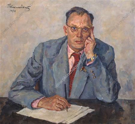Portrait Of Peter Andreievich Pavlenko — Pyotr Konchalovsky