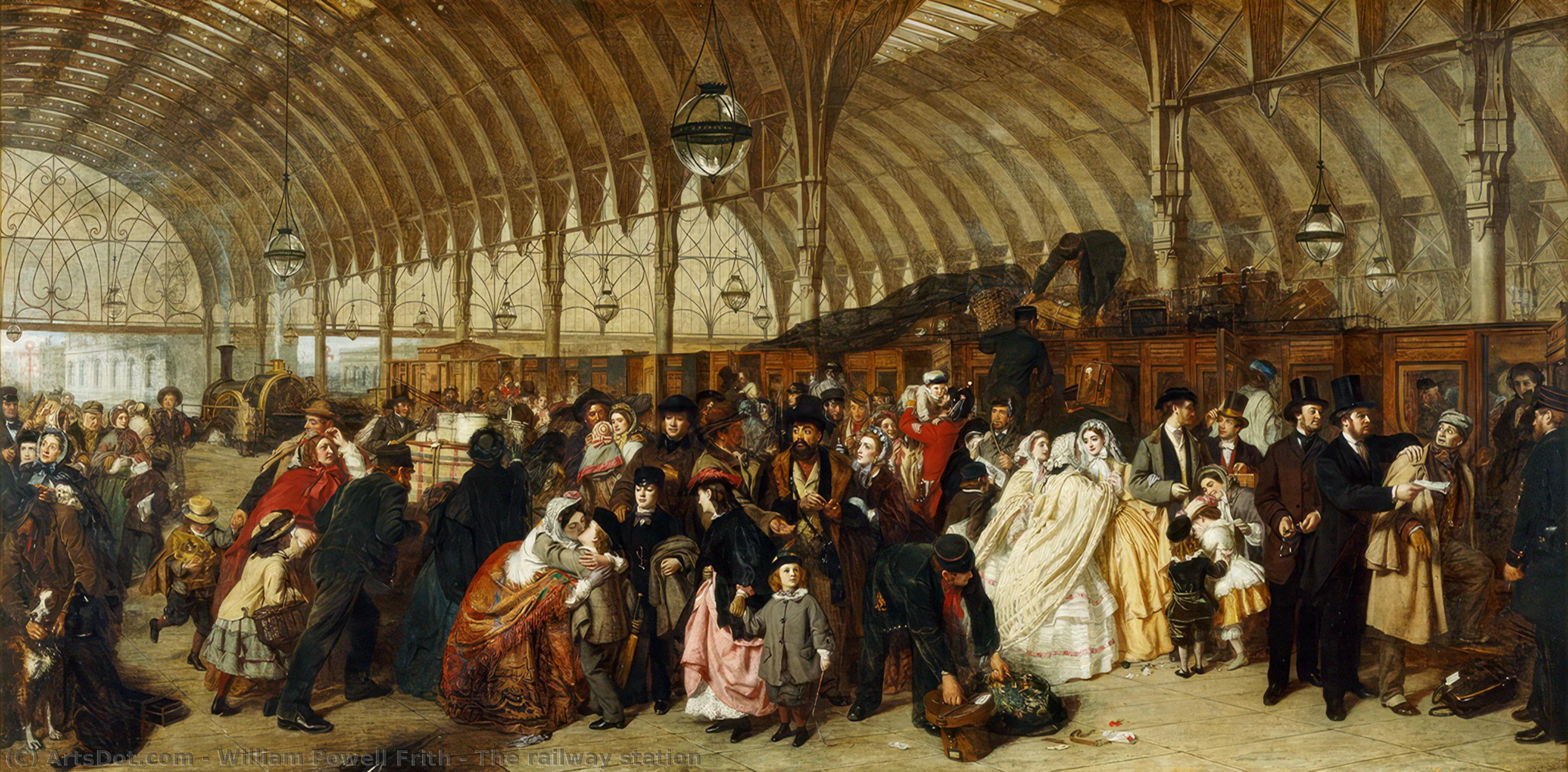 The Railway Station — Уильям Пауэлл Фритх