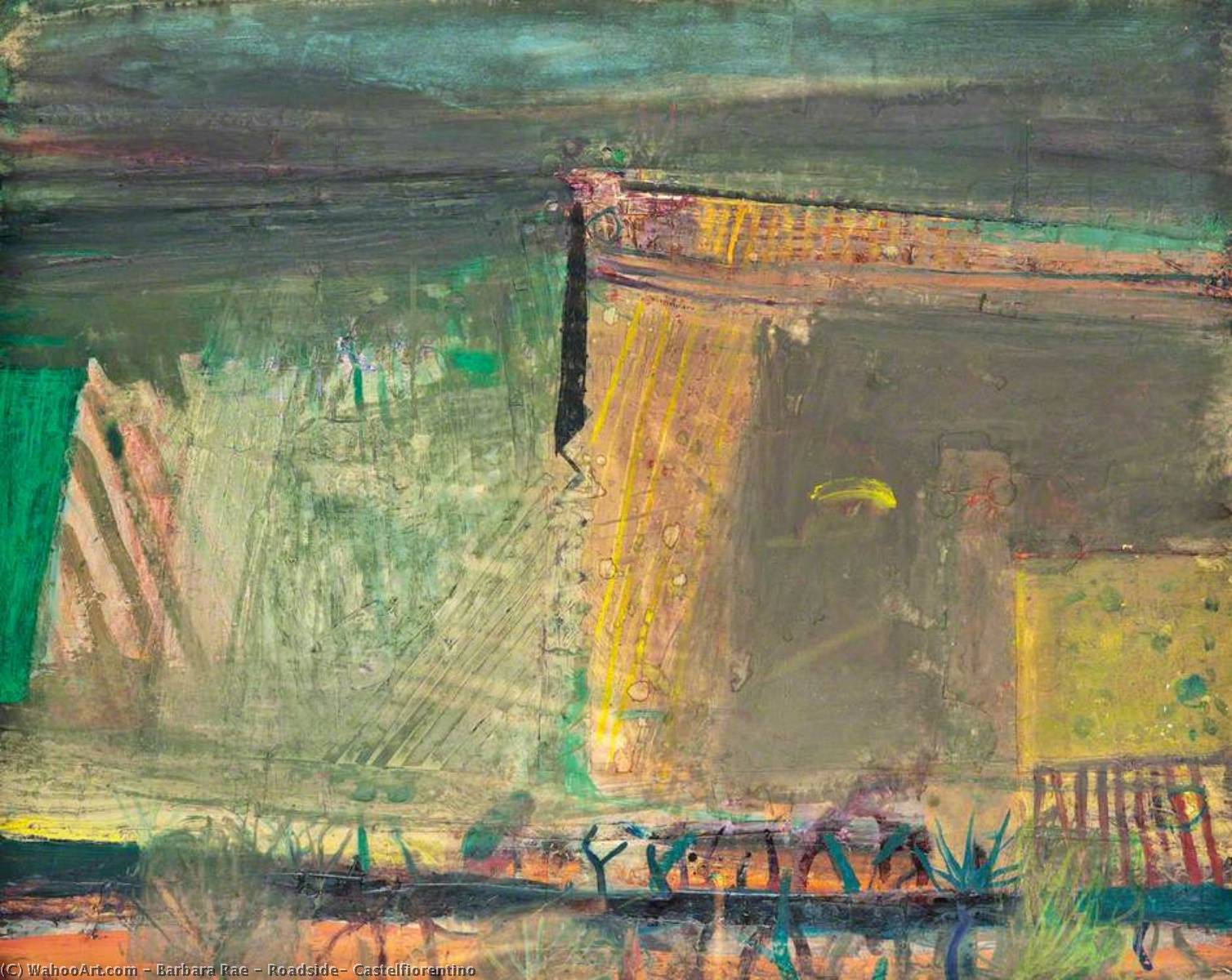 Roadside, Castelfiorentino — Barbara Rae
